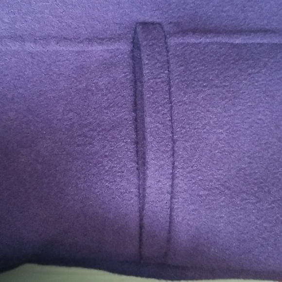 Talbots Petites 100% Wool Purple Jacket - Picture 5 of 8